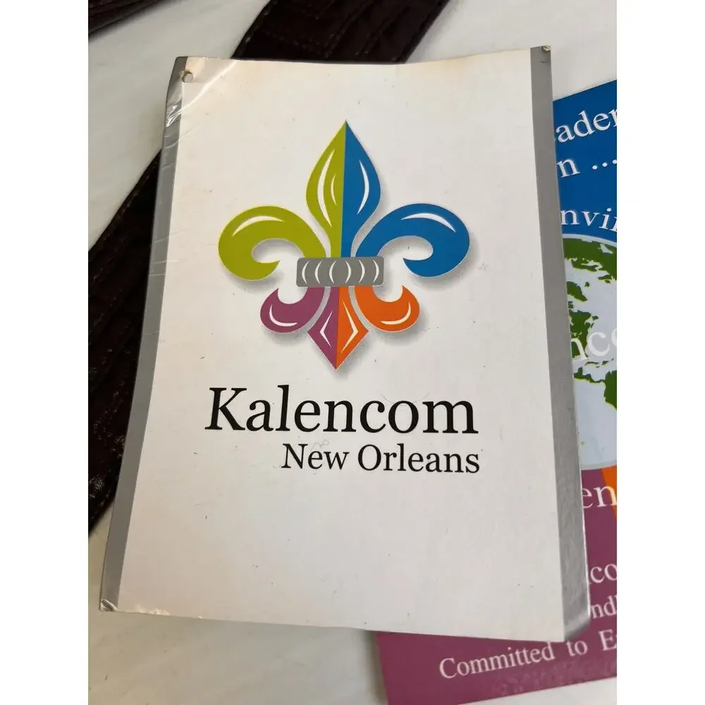 Kalencom New Orleans Travel Diaper Bag Changing Pad Bottle Holder Black Gift
